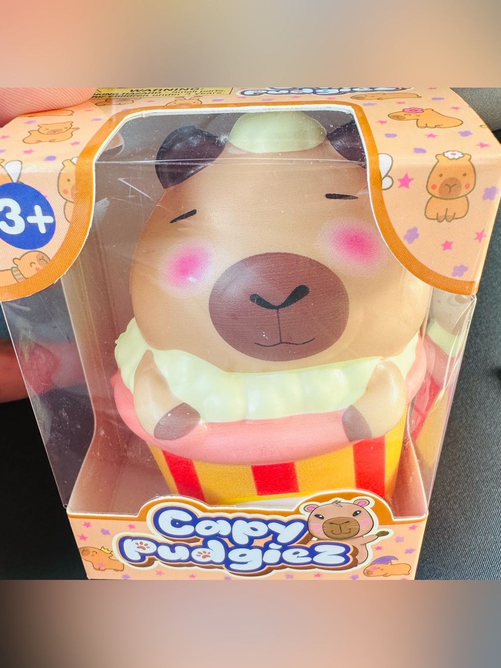 Plush Capybara Squishy Toy - Picture 2 of 3
